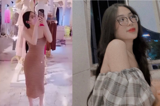 Clip hay em đeo kính dâm đãng