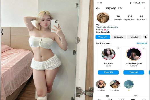 Mykey bị lộ clip body ngon không tì vết