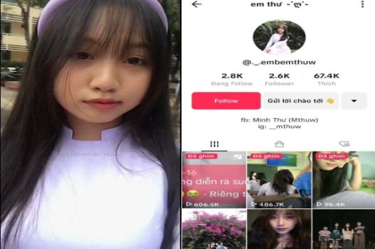Nữ sinh Thư hot TikTok lộ video nhạy cảm